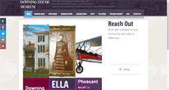 Desktop Screenshot of downinghousemuseum.org