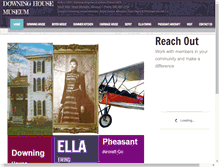 Tablet Screenshot of downinghousemuseum.org